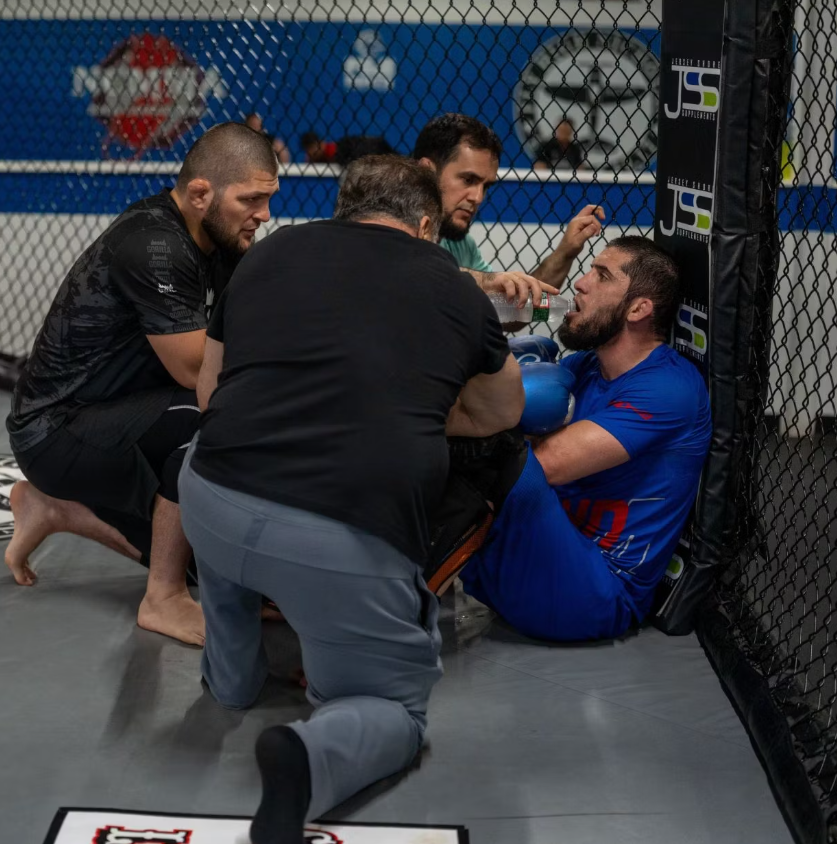 Хабиб показал, как Махачев готовится к титульному бою на UFC 330: фото Хабиб показал, как Махачев готовится к титульному бою на UFC 330: фото